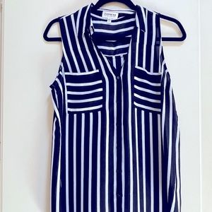 Express Sleeveless Two Pocket Portofino Shirt